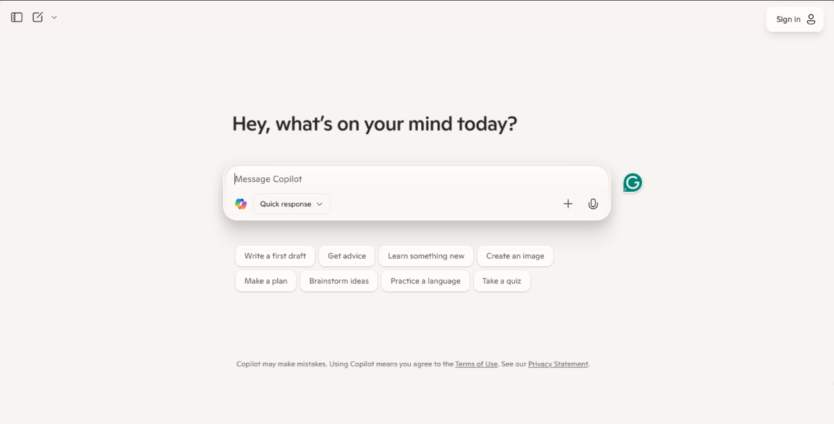 Copilot- Best Generative AI Agents