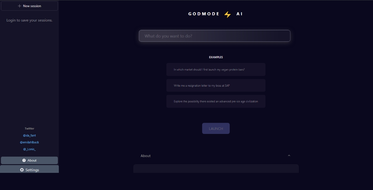 Godmode ai - Best Generative AI Agents