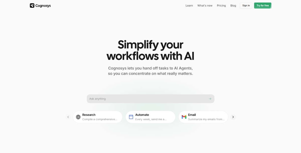 Cognysys - Best Generative AI Agents