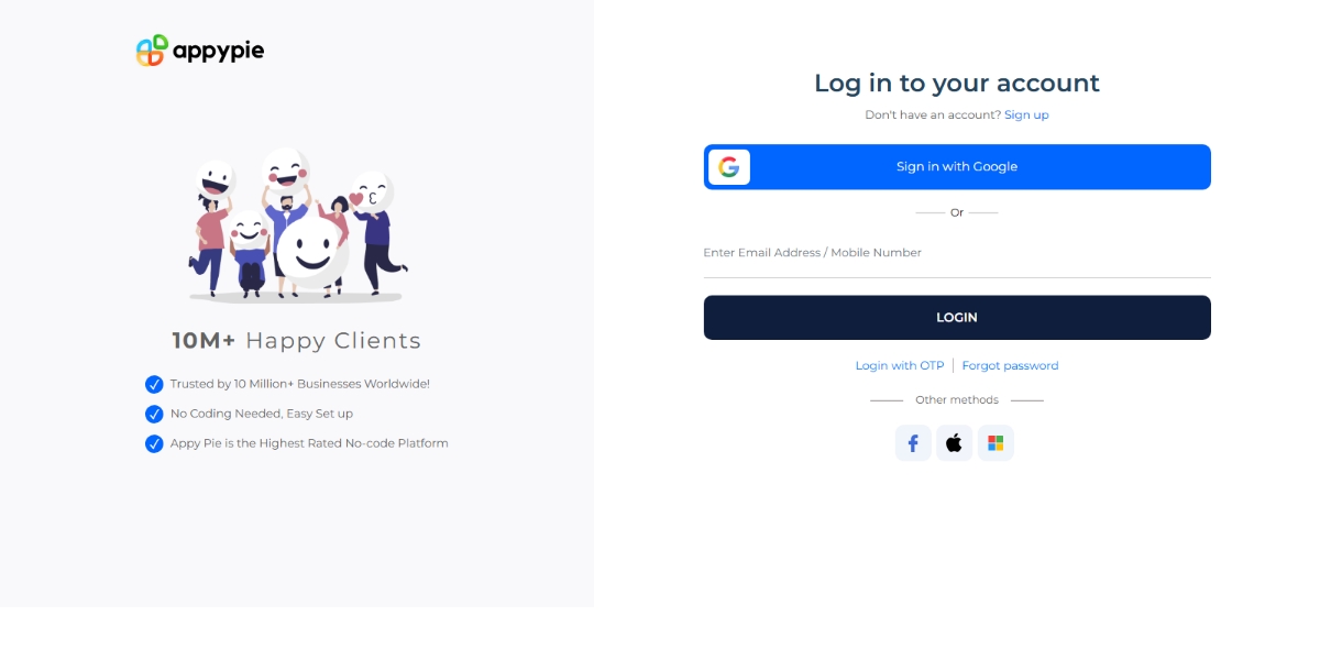 Step 3: Click on Generate and Log In