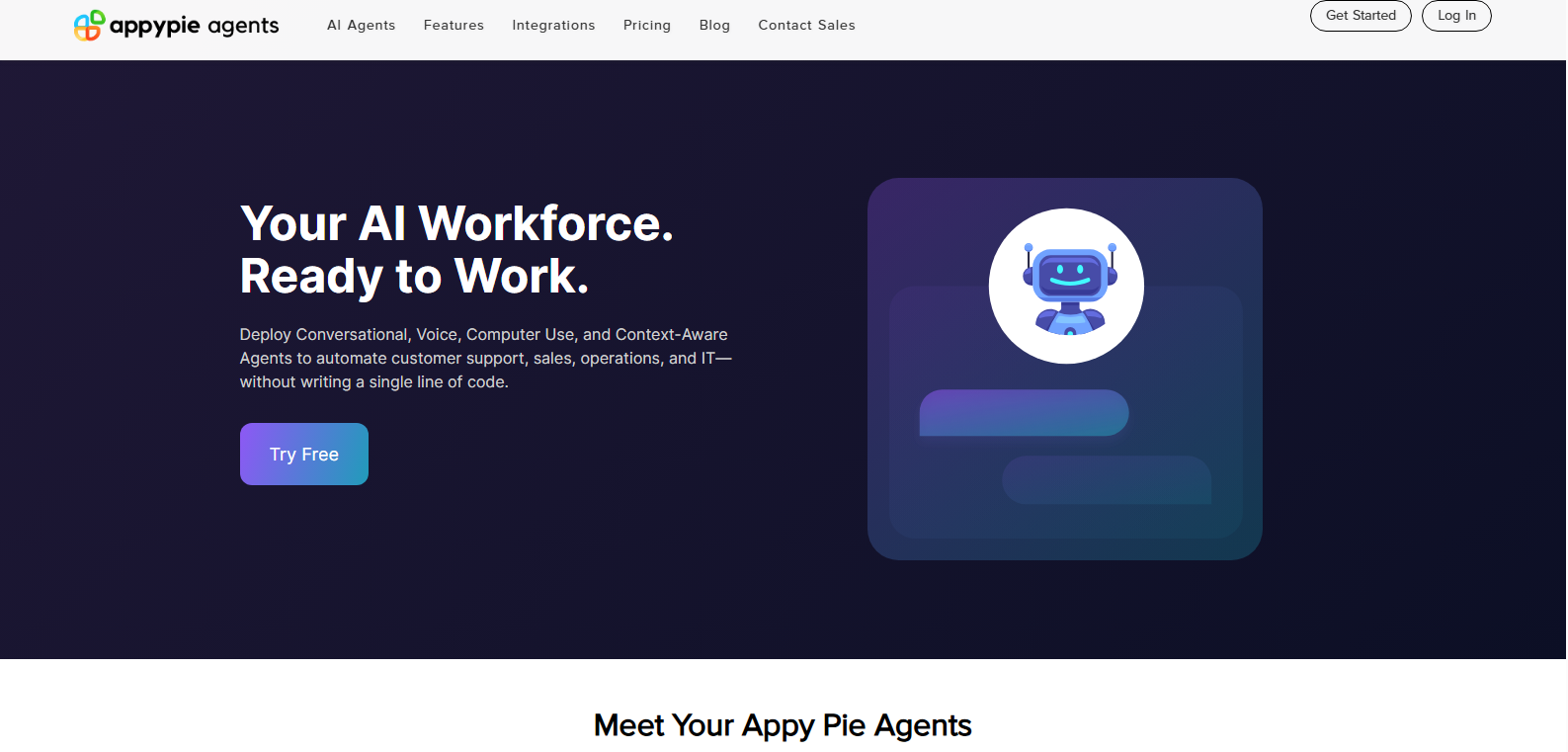 Appy Pie AI Agents Builder